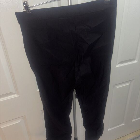 Anne Klein Women's Black Work Pants Size Large Preown Work Wear - Picture 4 of 4